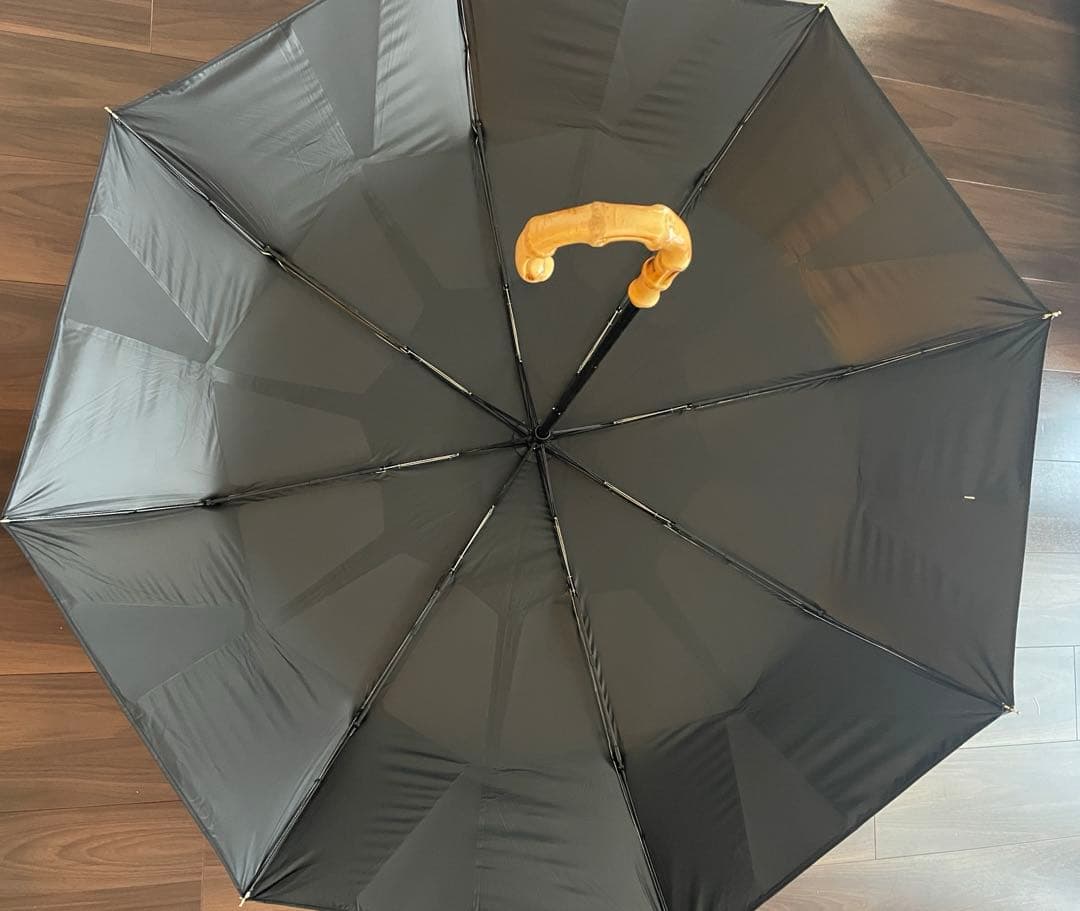 【2回使用】完全遮光 晴雨兼用 日傘 しいちゃん 成瀬愛里さん　ベージュ