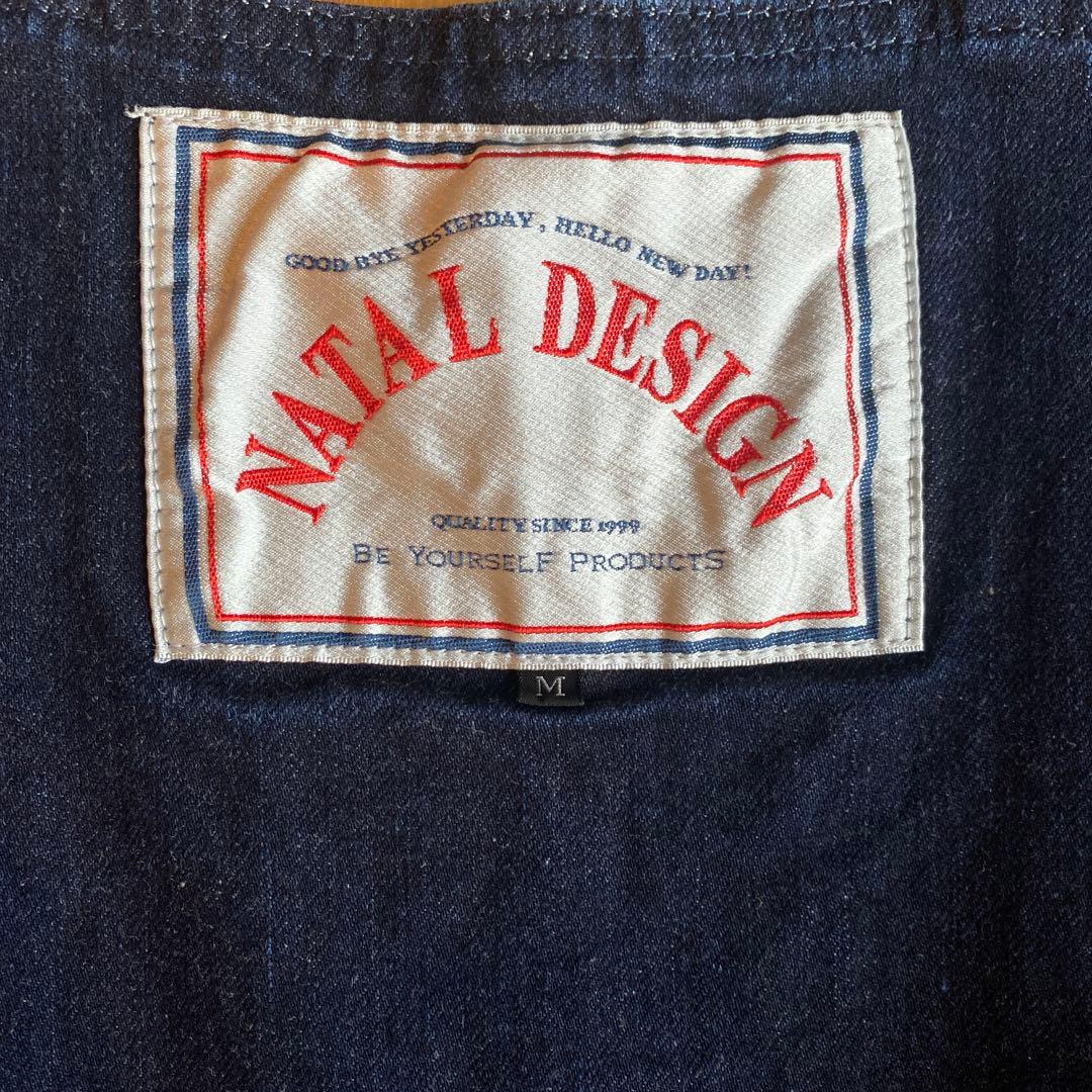 NATAL DESIGN ネイタルデザイン　デニム　センタージップオーバーオール