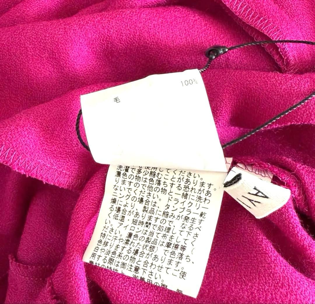 アナイ ソフトアムンゼン　タックフレアワンピース　ピンク　ネット完売商