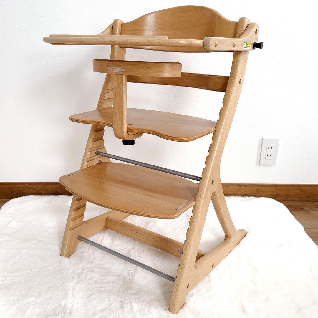 大和屋 すくすくチェアプラス テーブル&ガード付き 美品