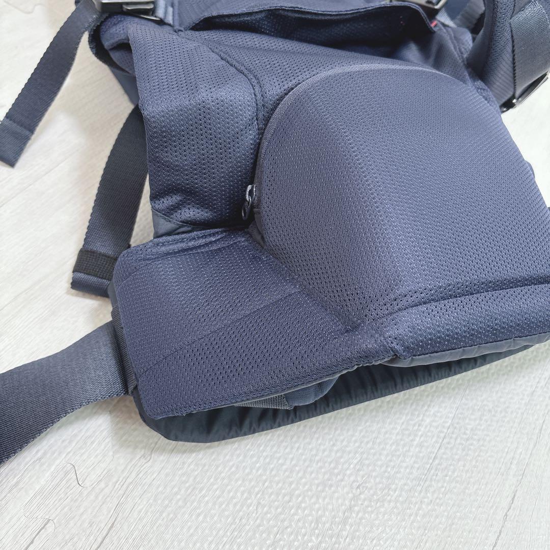 アンジェレッテ ベビーキャリア オン ネイビー 抱っこ紐 ヒップシート