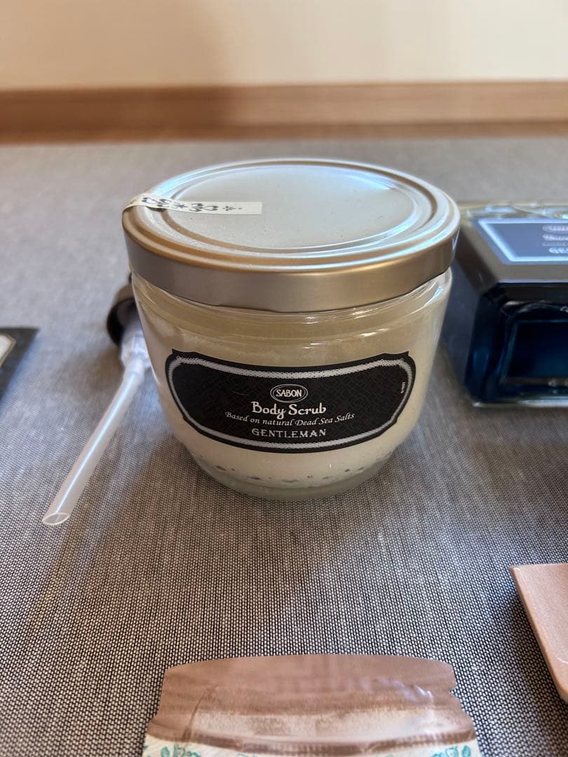 新品SABONサボンGENTLEMANジェントルマンボディスクラブ