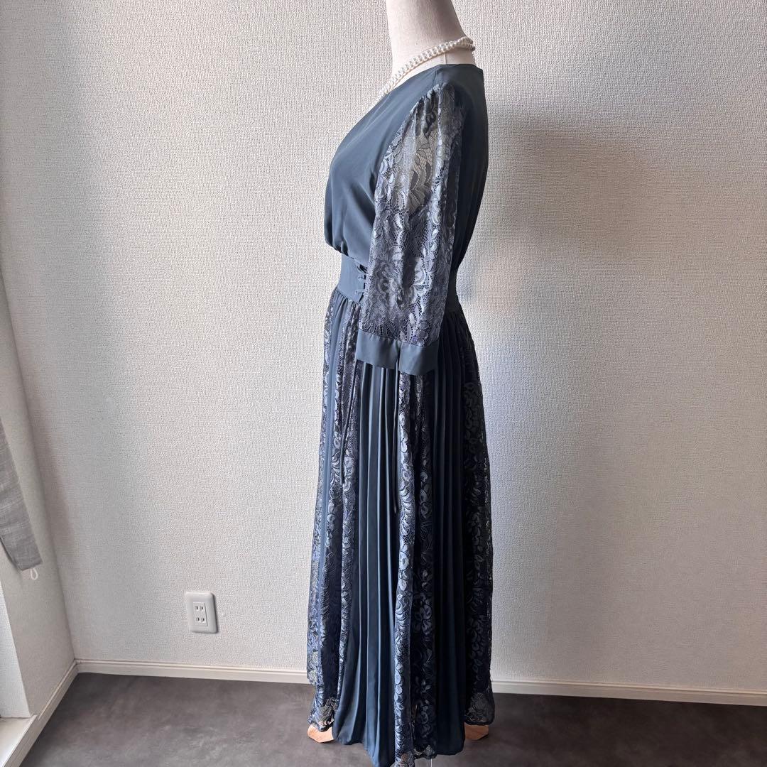 定価2万　GIRL コンシャススリーブ＆ロングフレア結婚式パーティードレス