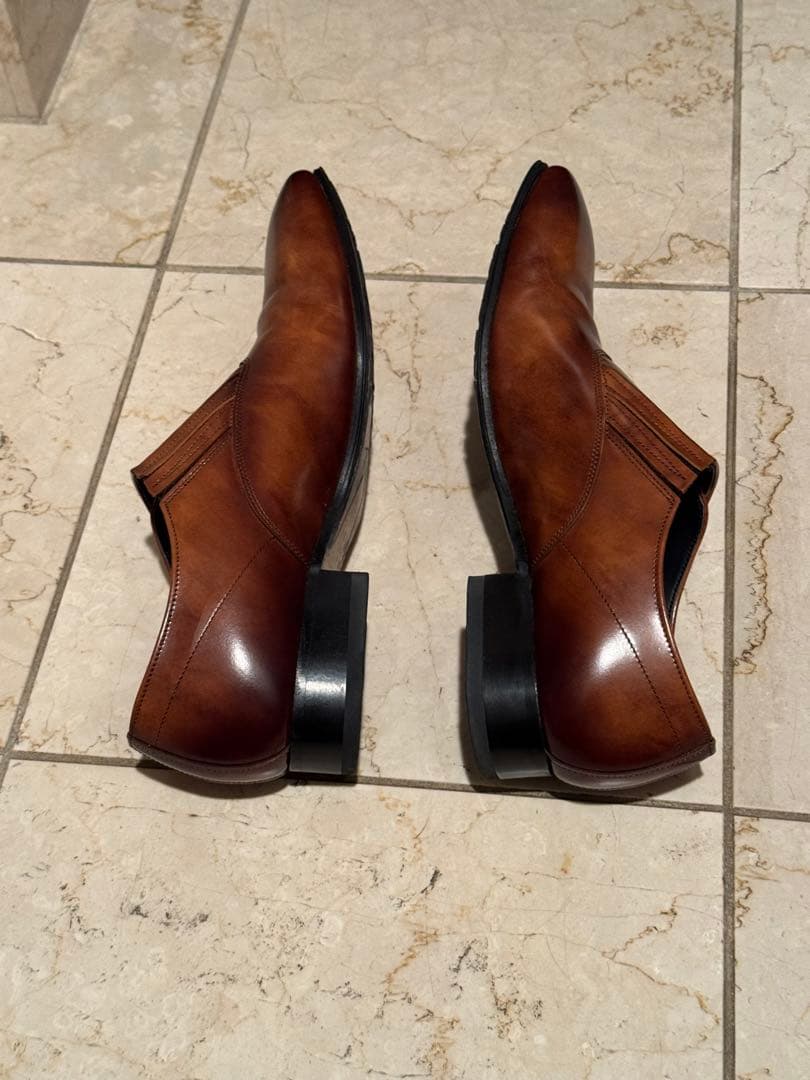 REGAL【ブラウン レザー シングルモンクビジネスシューズ】