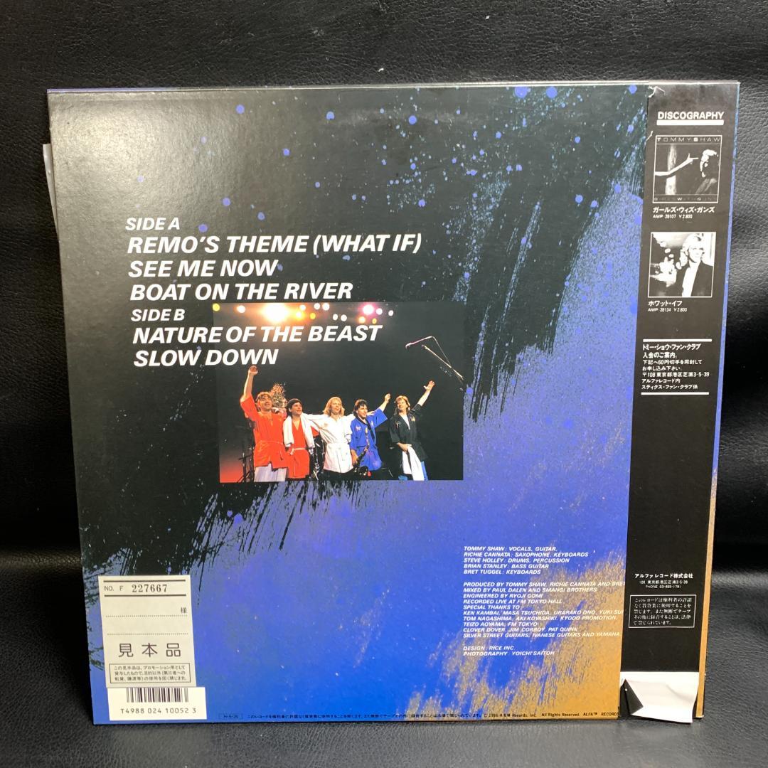 見本版　サンプル版  Shaw トミー・ショウ　ライヴ・イン・ジャパン