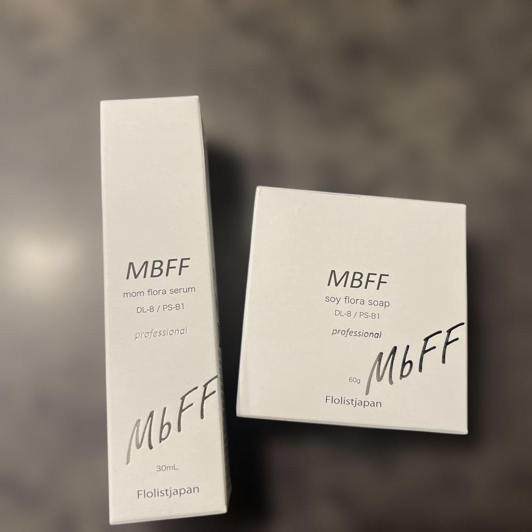 MBFFmomfloraserum&soyflora soap セット