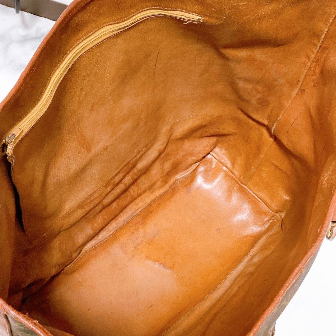 214 ルイヴィトン モノグラム　ハンドバッグ　サックウィークエンドgm