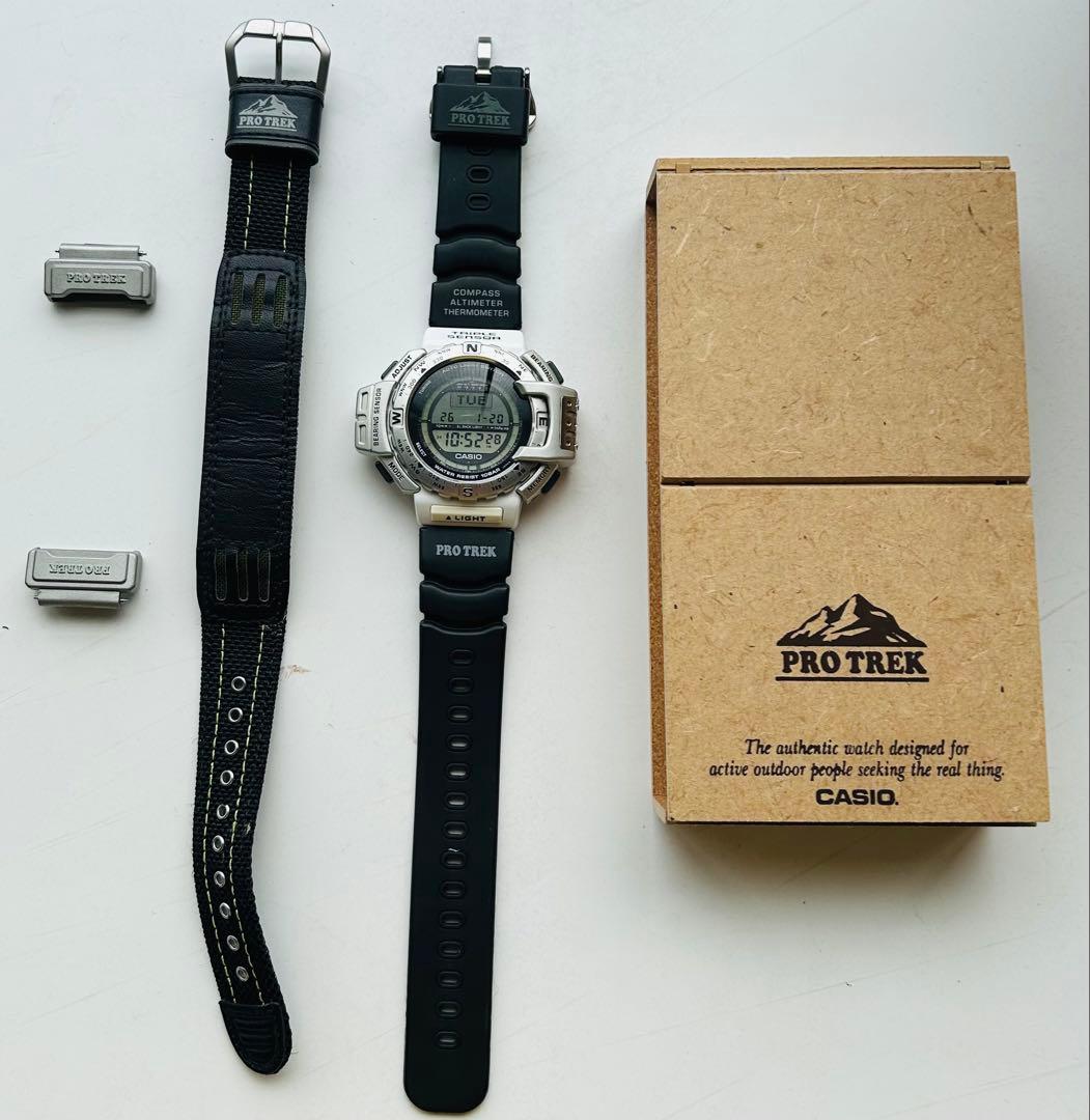 希少美品　PRO TREK PTR40 デジタル腕時計