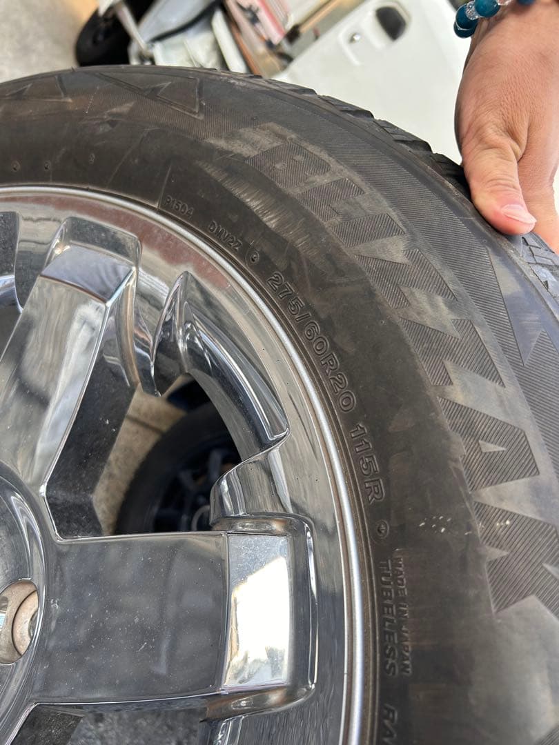 shunuhs ダッヂラムトラック純正クロームホイール 20タイヤセット