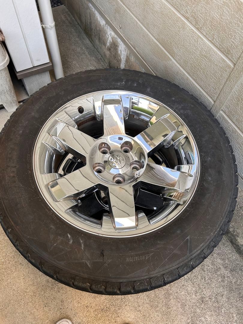 shunuhs ダッヂラムトラック純正クロームホイール 20タイヤセット