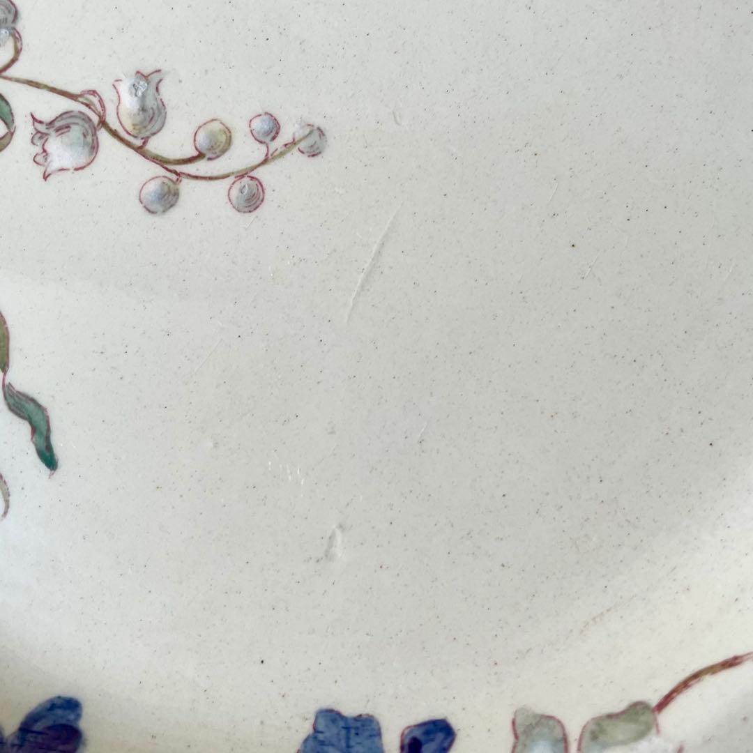 【レア】ロンシャン すみれ&すずらんプレート①フランスアンティーク菫 鈴蘭スミレ