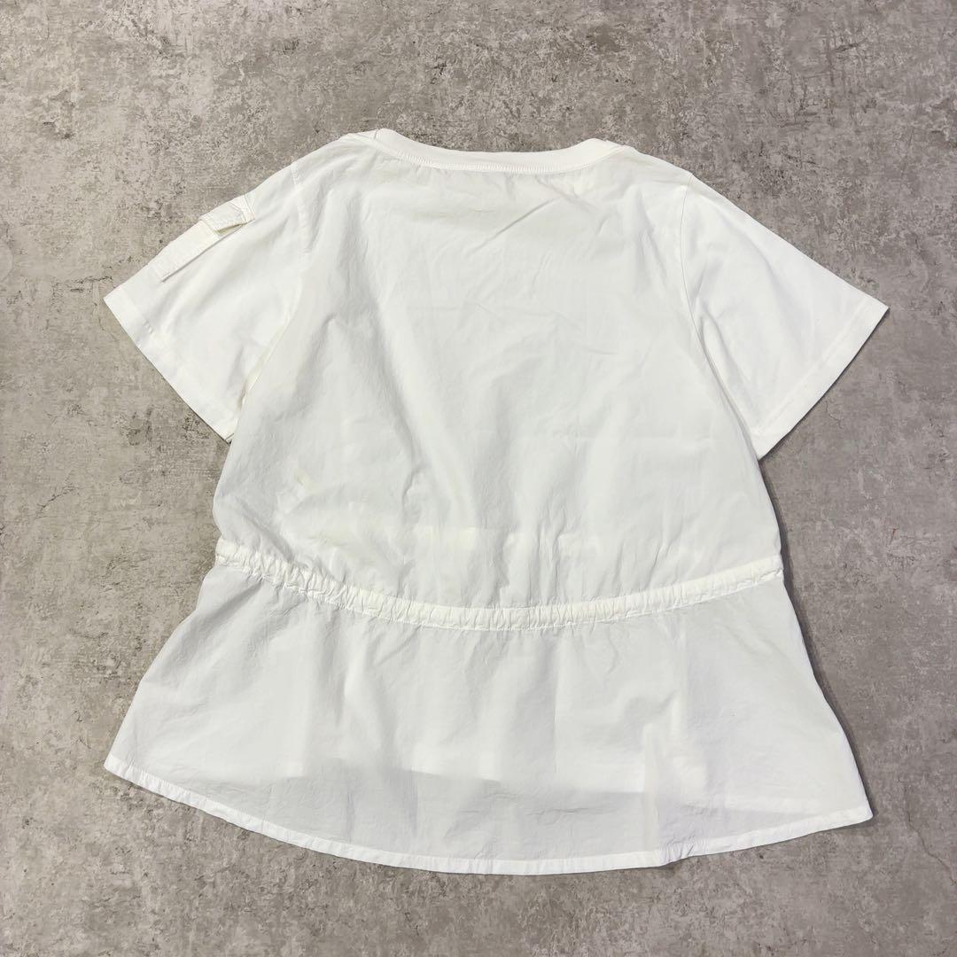 MONCLER ドローストリングTシャツ モンクレール　ペプラムTシャツ　正規品