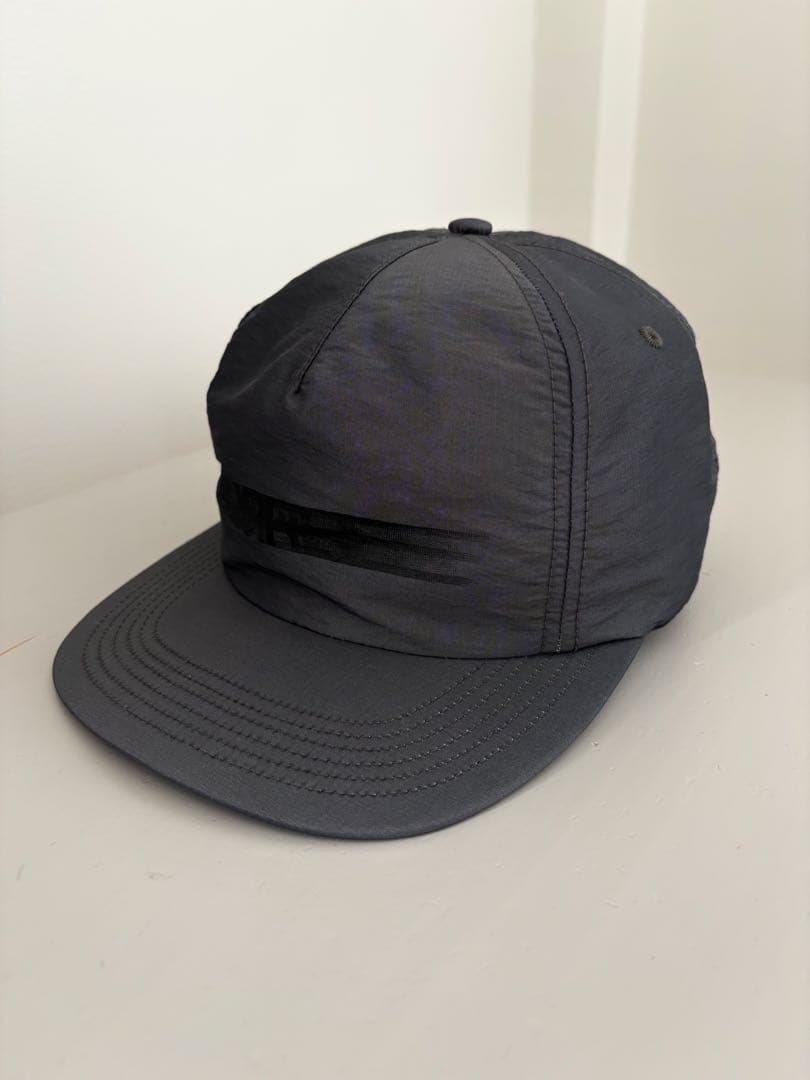 【美品】　Supreme キャップCAP グレー FREEサイズ　シュプリーム