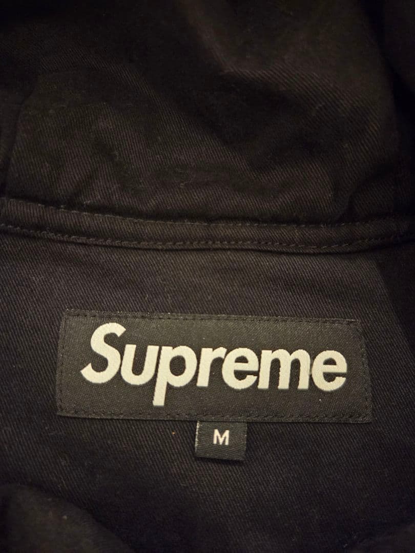 【美品】Supreme Wool Fishtail Parka 16AW M 黒
