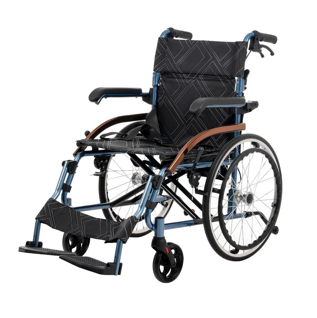 【自走・介助兩用】車椅子アルミ製　折りたたみ可能　耐荷重100kg