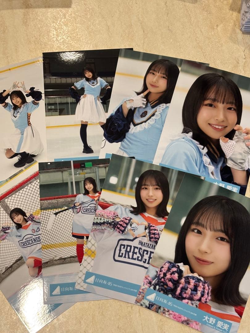 大野愛実 日向坂46 好きになるクレッシェンド MV 生写真 8種コンプ　①