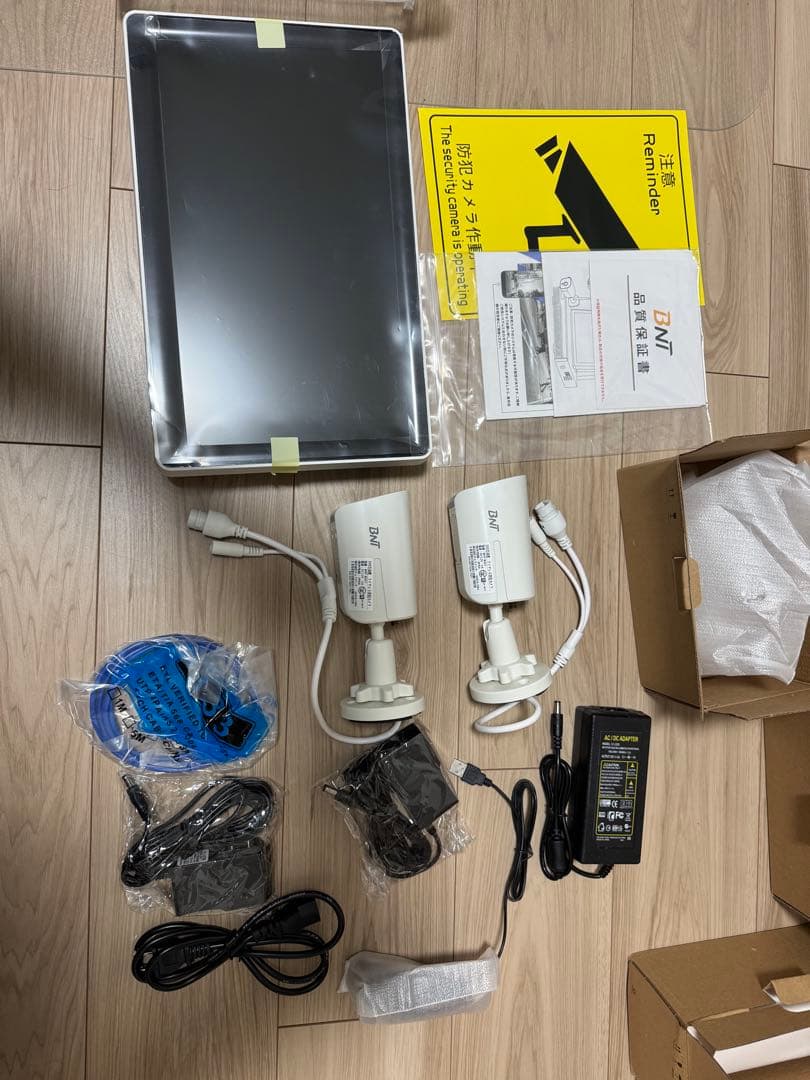 BNT 500万画素 防犯カメラセット　新品未使用