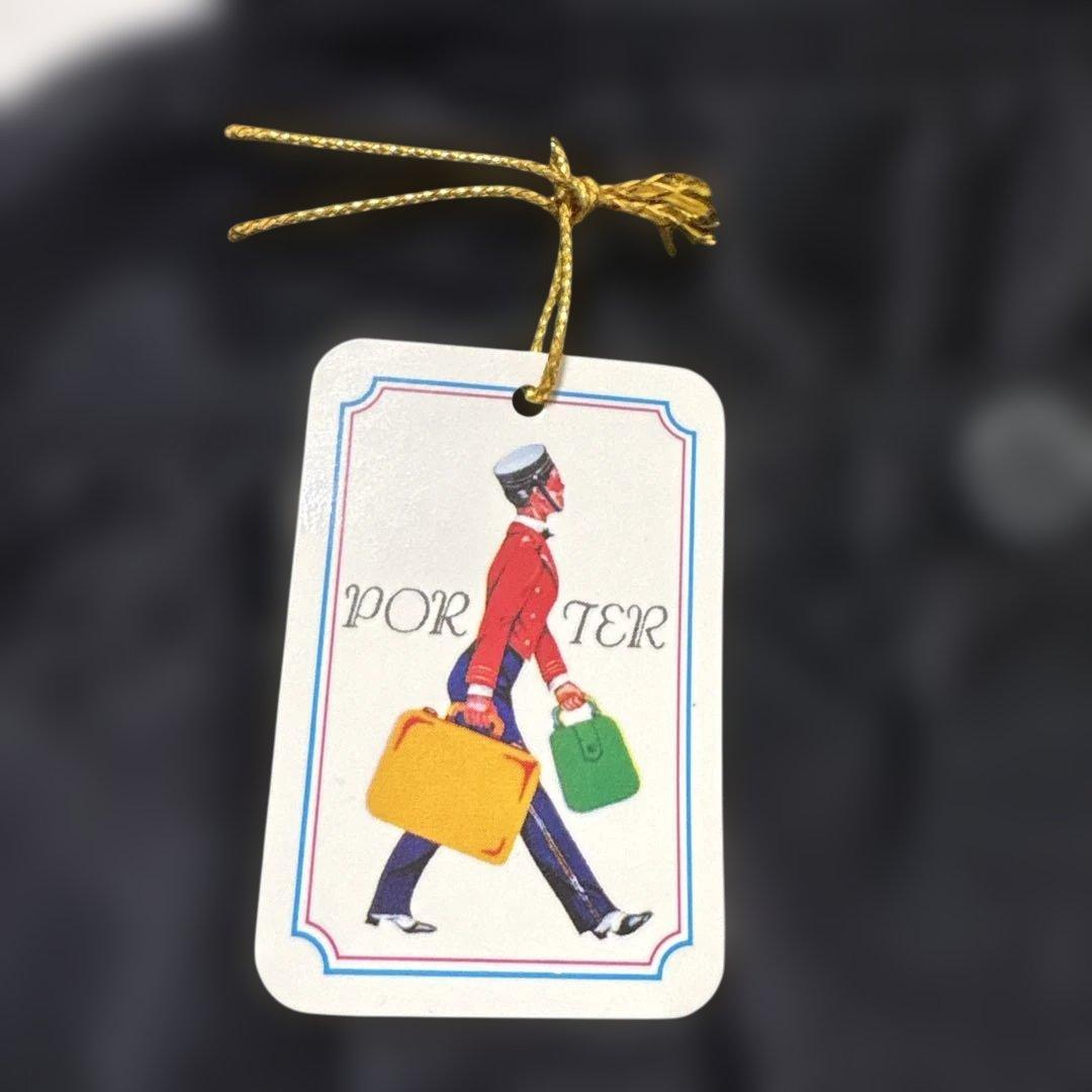 PORTER ブラック ミニドラムバッグ