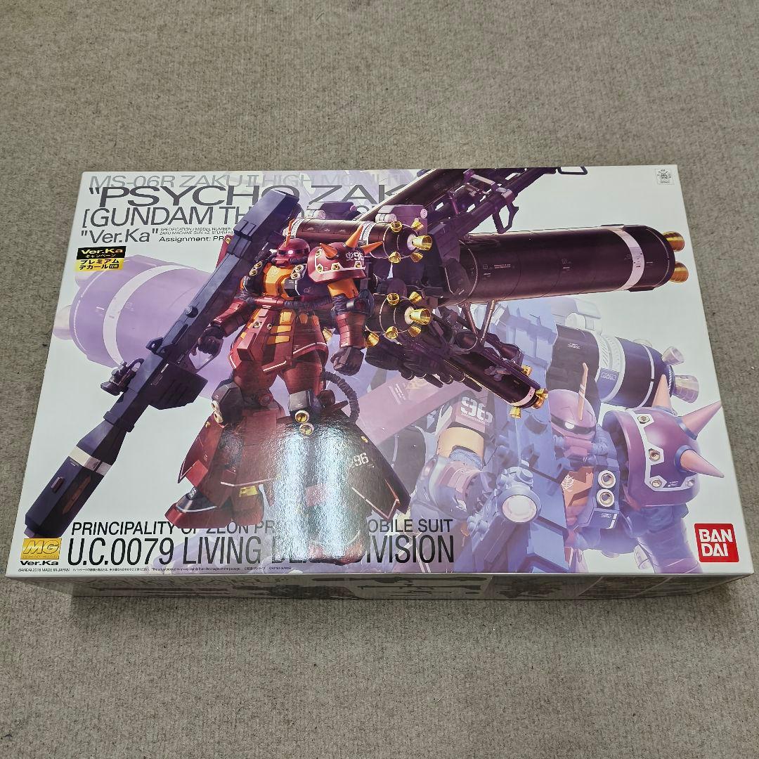 未組立品 MG 高機動型ザク“サイコ·ザク”Ver.ka プレミアムデカール付属
