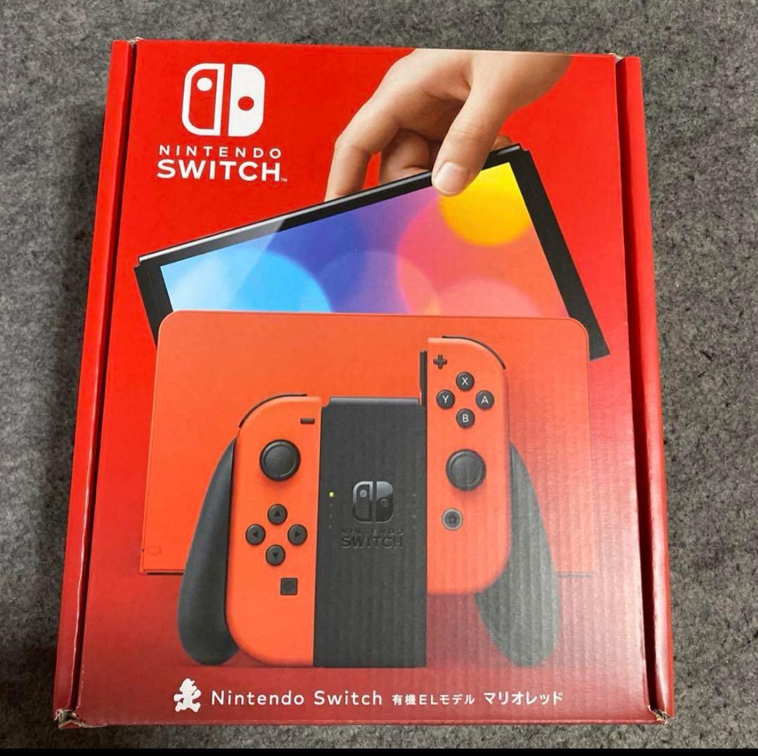 j*0様 Nintendo Switch本体 有機EL マリオレッド