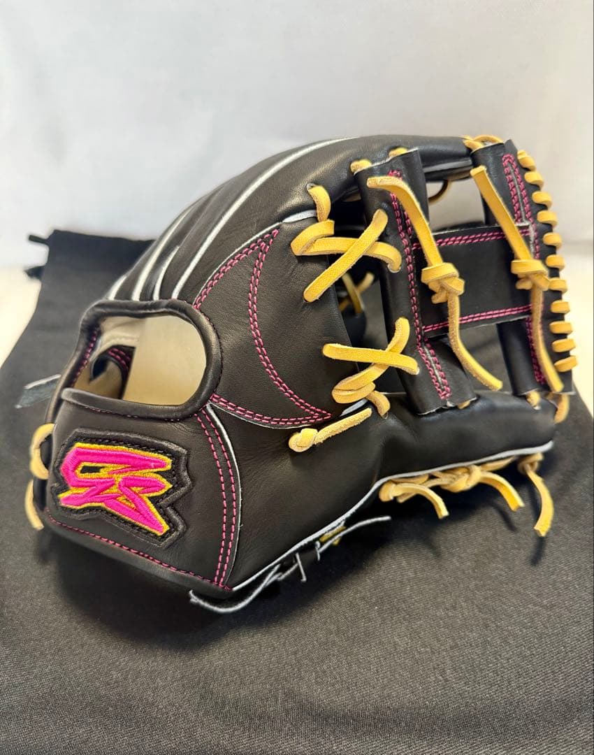 GS 軟式仕様少年用 子ゴリラ型 ゴリラブラック即戦力型付け済み新品