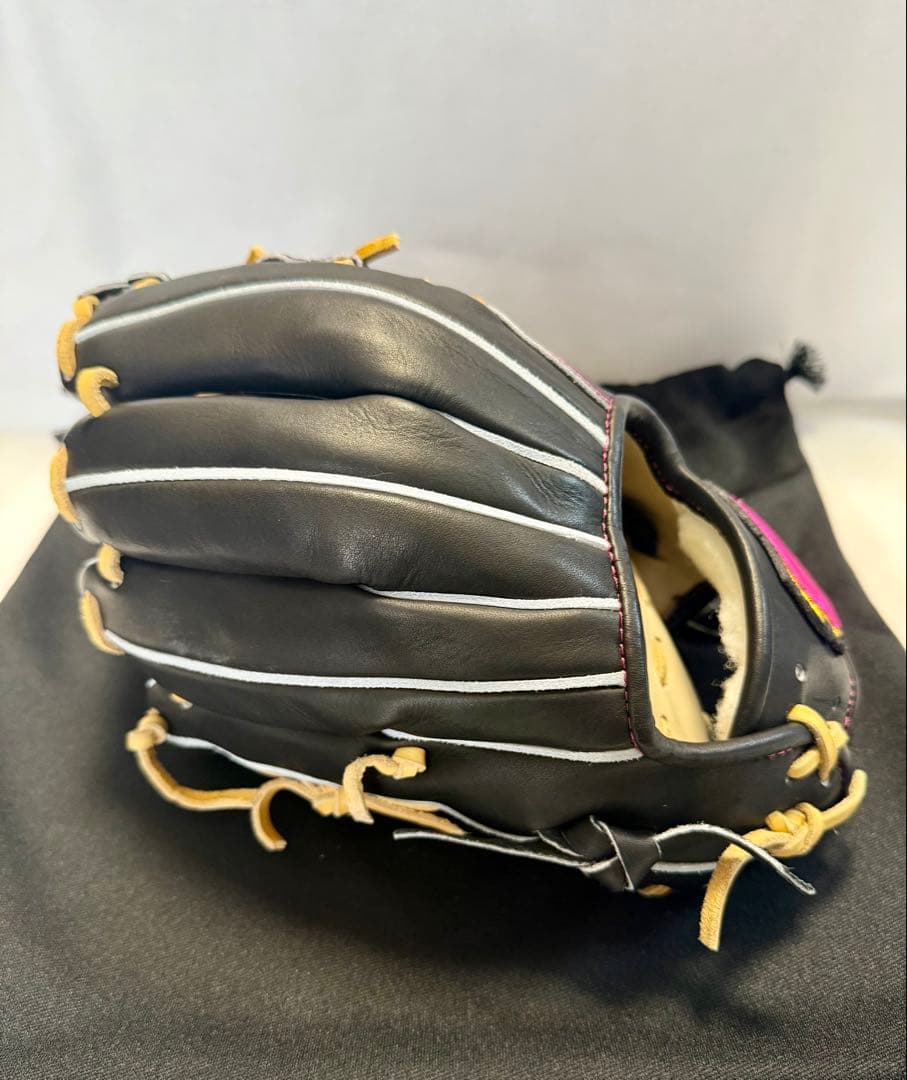 GS 軟式仕様少年用 子ゴリラ型 ゴリラブラック即戦力型付け済み新品