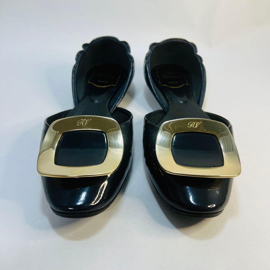 美品　RogerVivier ロジェヴィヴィエ　フラットシューズ パンプス