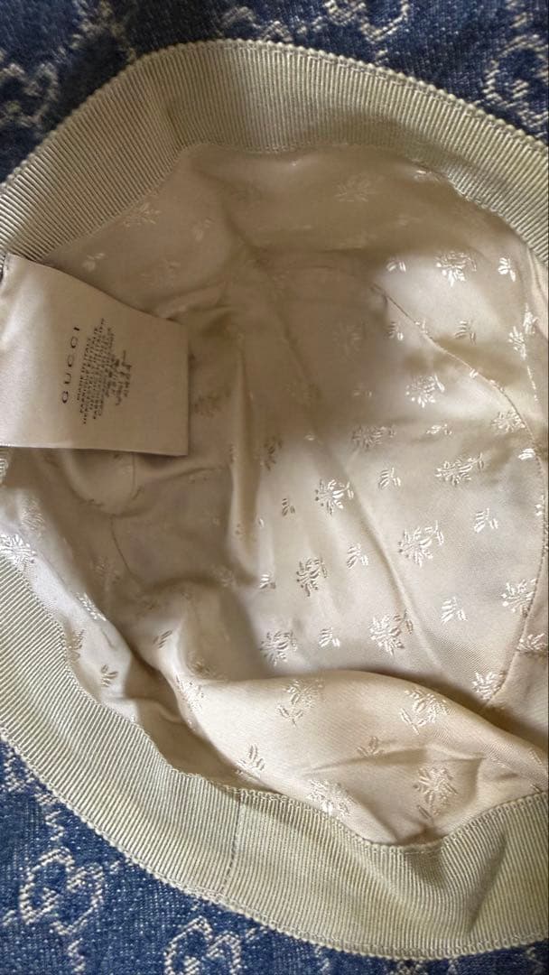 GUCCI GGパターン デニム バケットハット