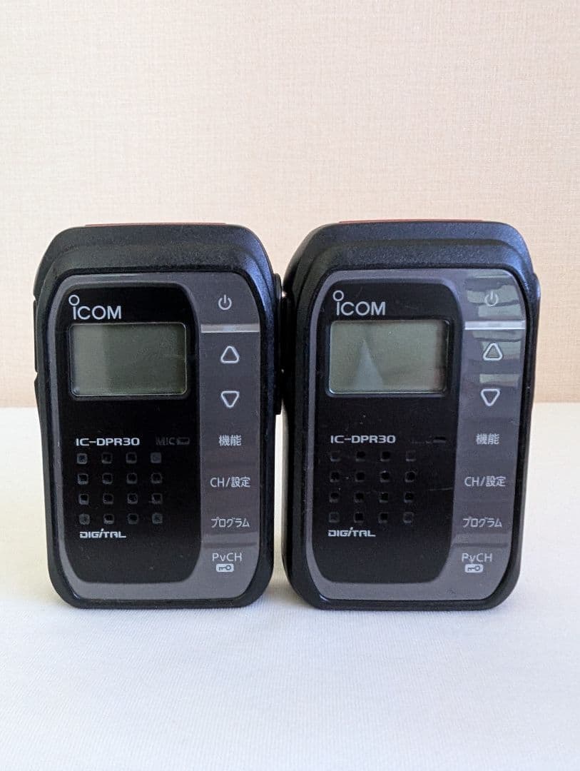 アイコム デジタル簡易無線機 登録局 IC-DPR30 イヤホン付 2台セット