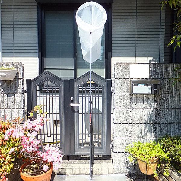 ★昆虫採集★虫取り網★最長４ｍ４１ｃｍ クワガタムシ・カブトムシの採集に！捕虫網