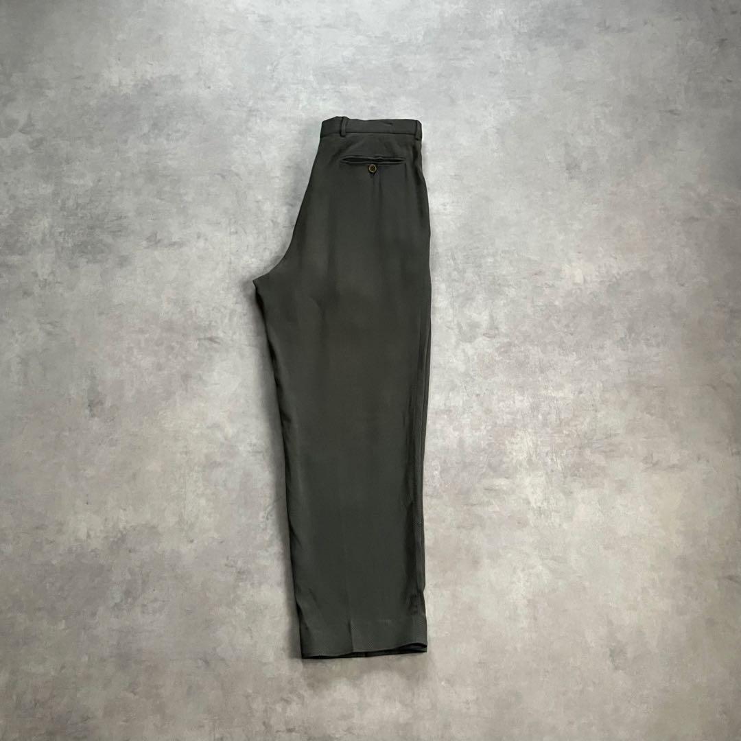 パンツ 80s giorgio armani wide slacks pants y2k