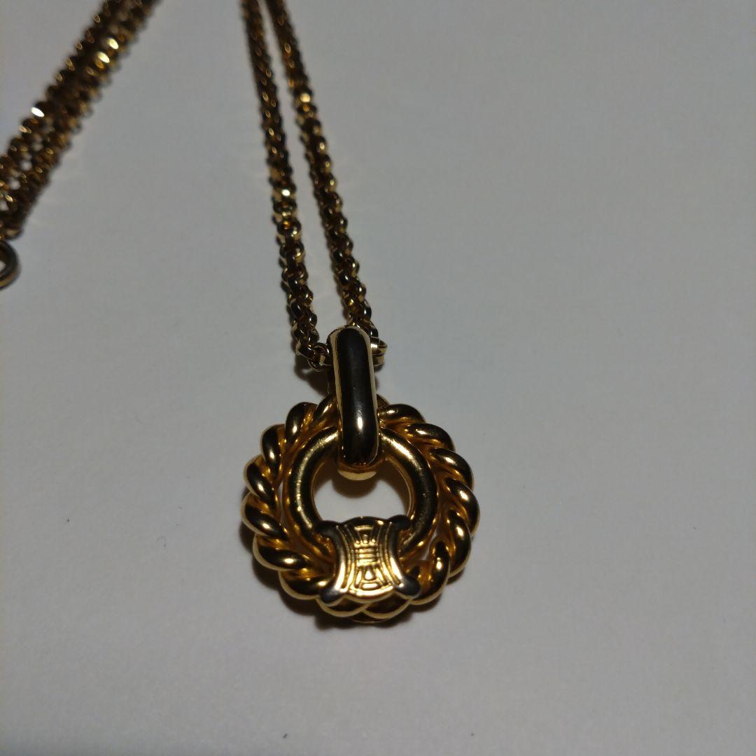 CELINE　セリーヌ　ヴィンテージ　トリオンフ　マカダムモチーフ　ネックレス