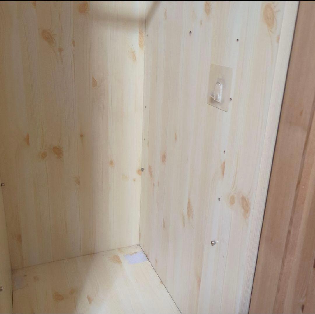 パイン材(天然木)ワードローブ