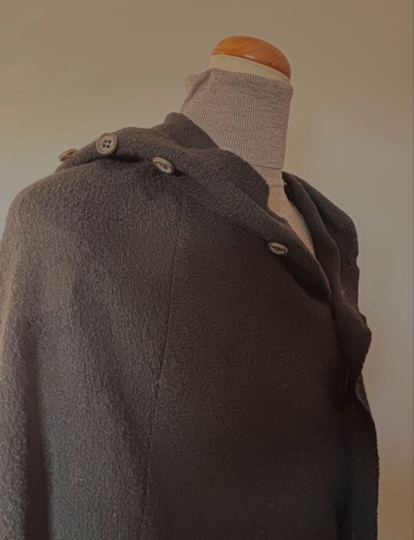 （美品‼️）Y's ヨウジヤマモトフード付きロングカーディガン 2サイズ