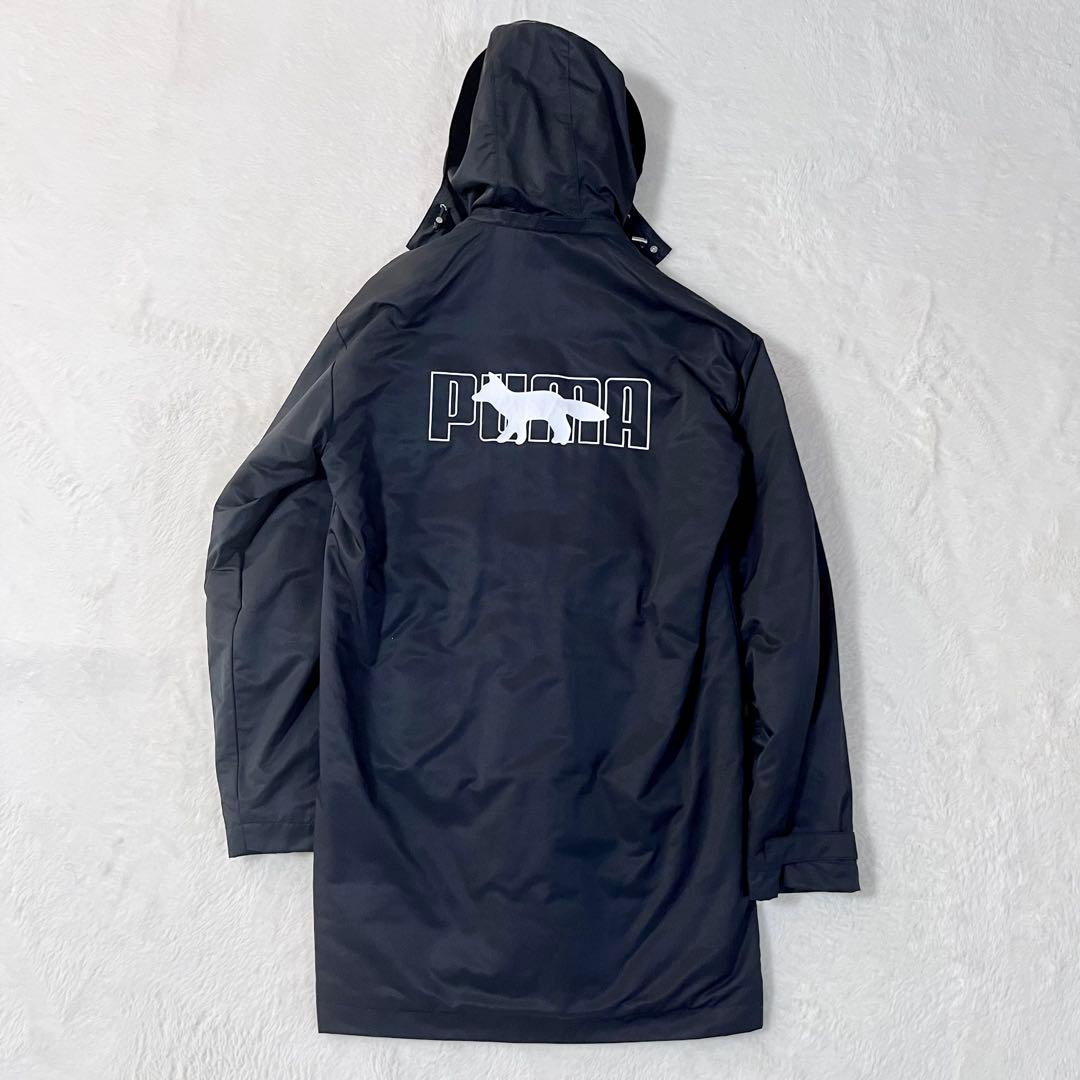 極美品✨PUMAxMaison Kitsune フーデッド ロングジャケット希少