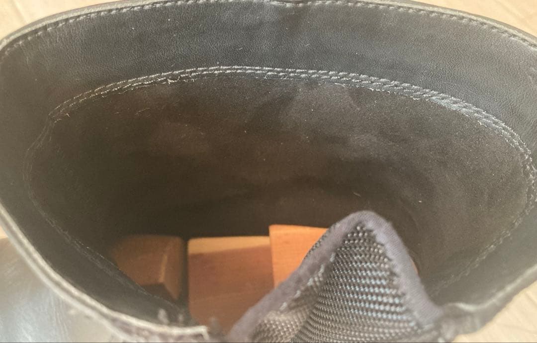 美品✨UGG POLK アグ ポークレザーショートブーツ/サイドジップ25cm