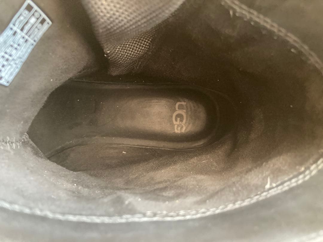 美品✨UGG POLK アグ ポークレザーショートブーツ/サイドジップ25cm