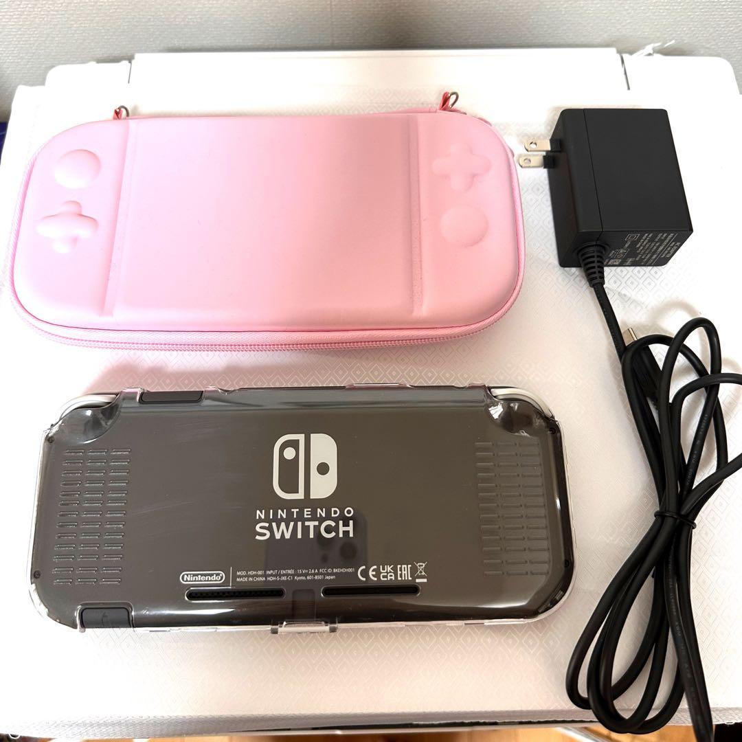 【美品】Nintendo Switch Lite グレー 本体 + 付属品セット