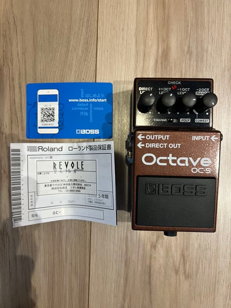 【新品未使用】BOSS オクターブエフェクター OC-5