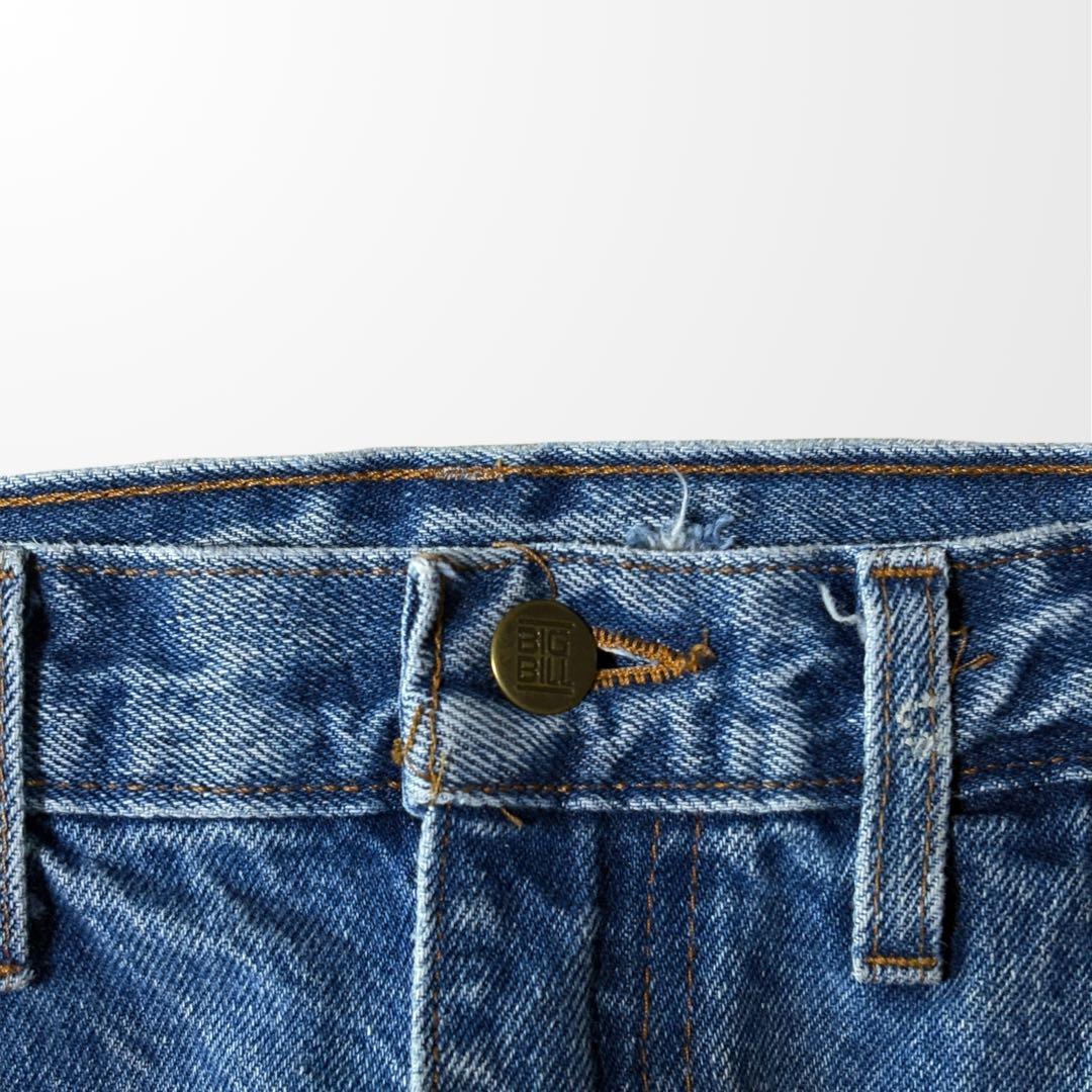 ダブルニー　W33　L32　デニム　ペインター　カーペンター　インディゴ　古着