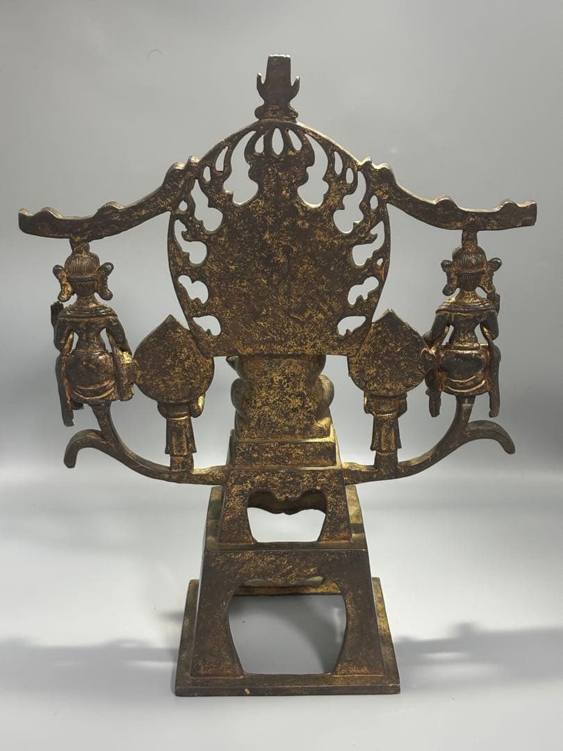 ポ*ン様 仏教古美術 純銅 文化遺産 文化財仏像伝承　 仏像 伝統的デザイン