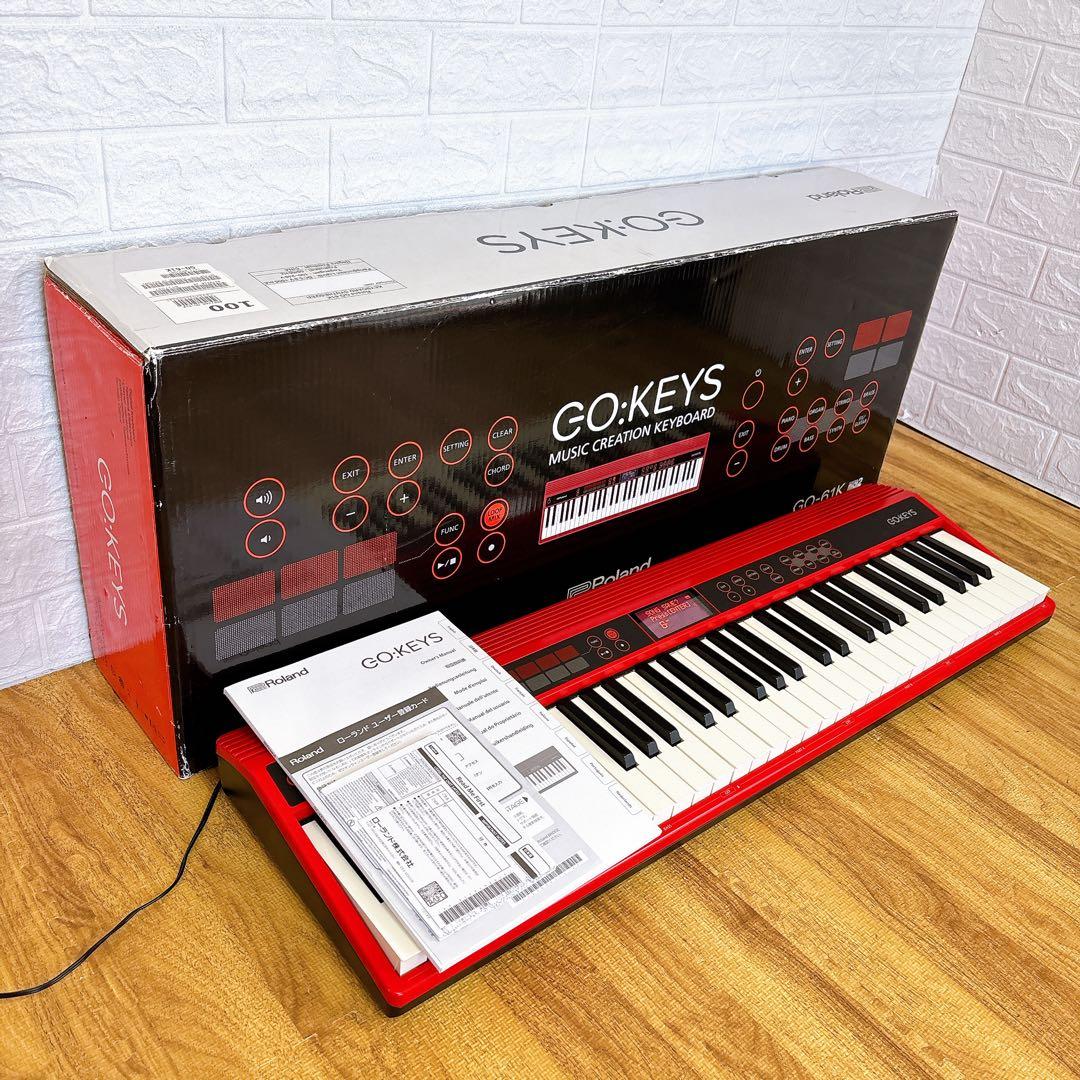 【美品】　箱付き　説明書付　ローランド キーボード GO:KEYS GO-61K