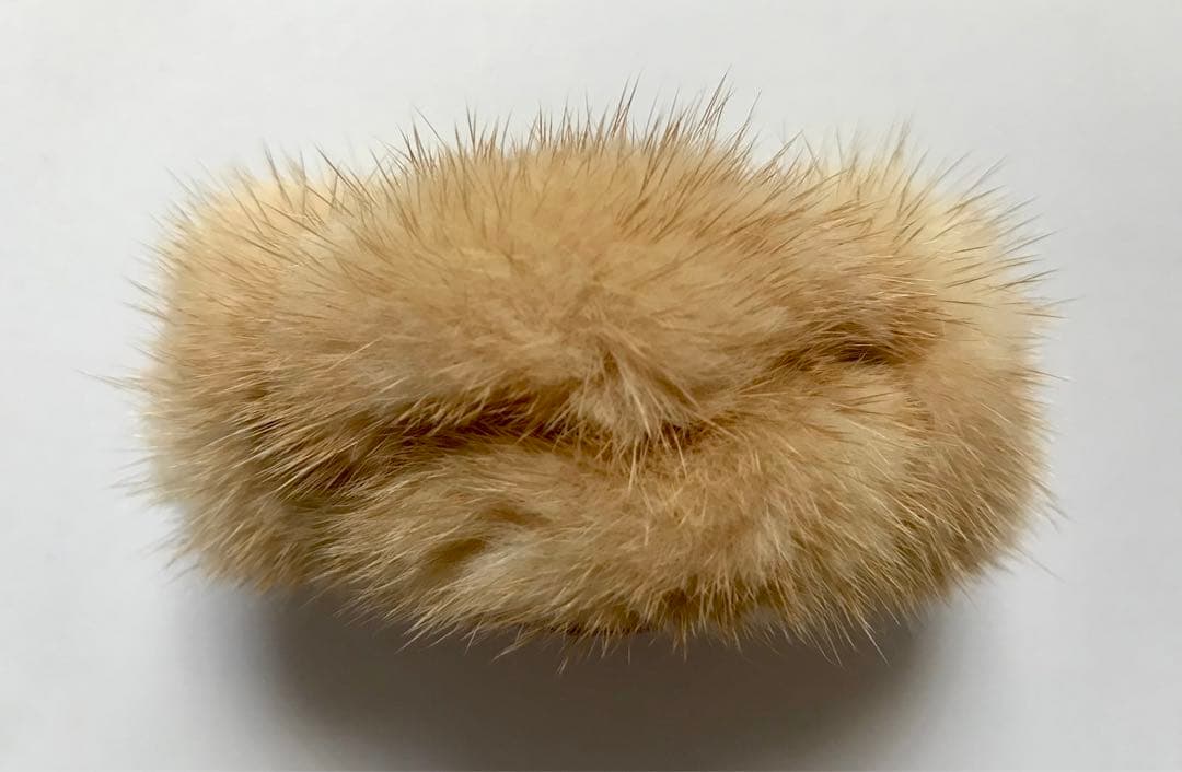 acca アッカ　ミンクファー　クリップ　ブラウン