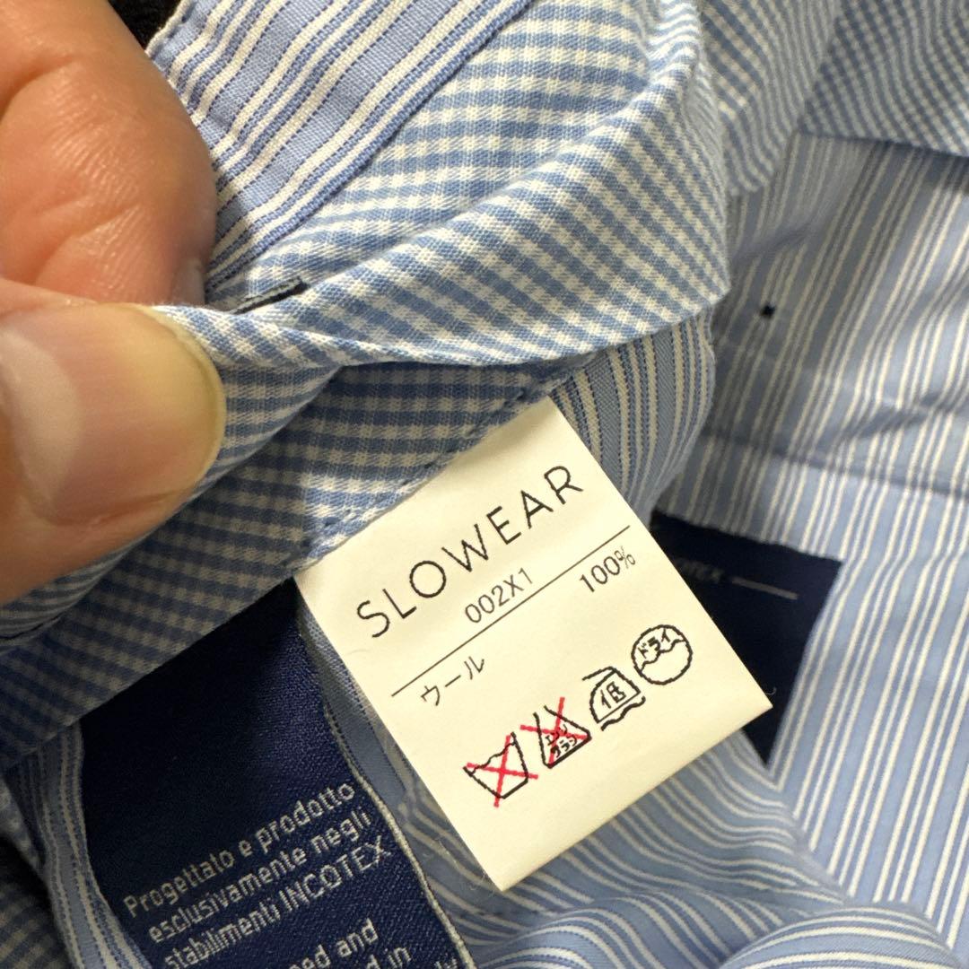 21 秋冬　未使用　インコテックス　スラックス　ネイビー　50 XL フランネル