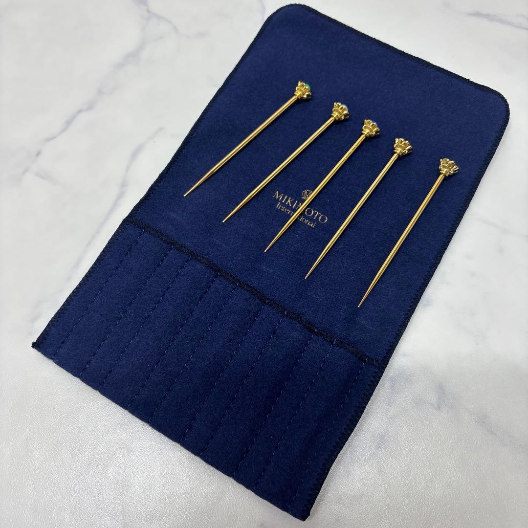 0401 ミキモト　半貴石　フルーツピック　希少　未使用　※値下げ不可.