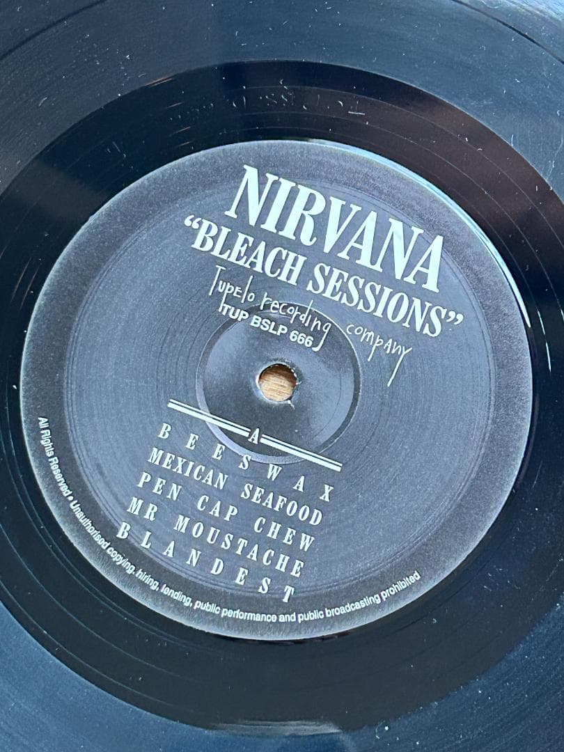 NIRVANA BLEACH SESSIONS レコード