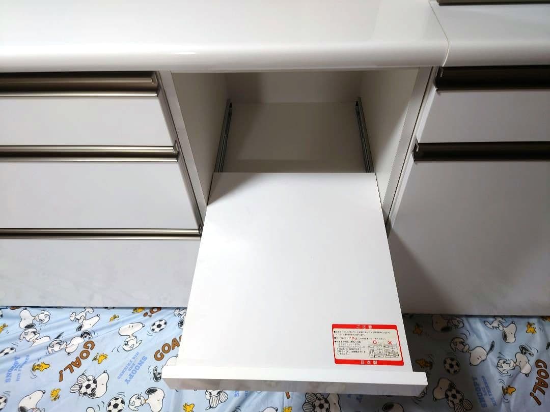 ニトリ　キッチンボード　ホワイト 食器棚【古賀家具工業株式会社】