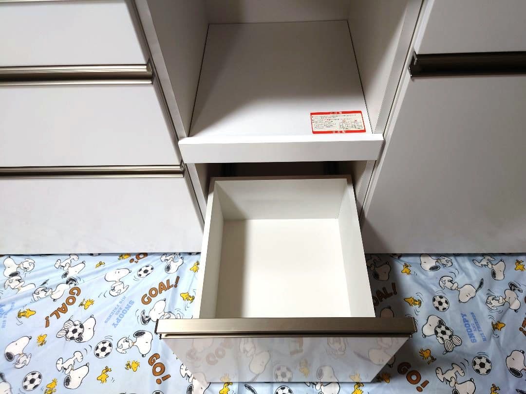 ニトリ　キッチンボード　ホワイト 食器棚【古賀家具工業株式会社】