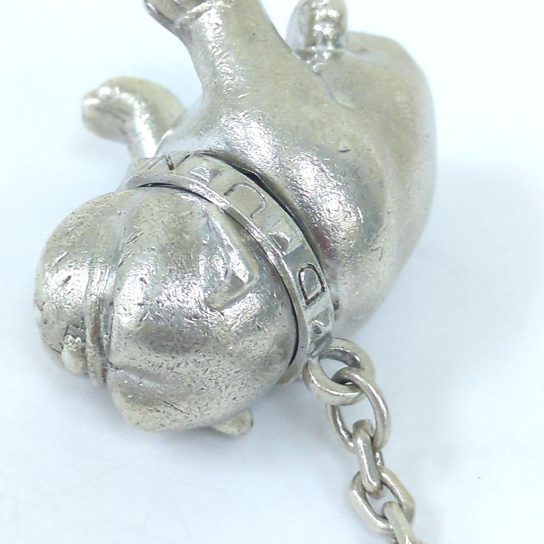 ダンヒル ブルドッグ キーホルダー キーリング シルバー925