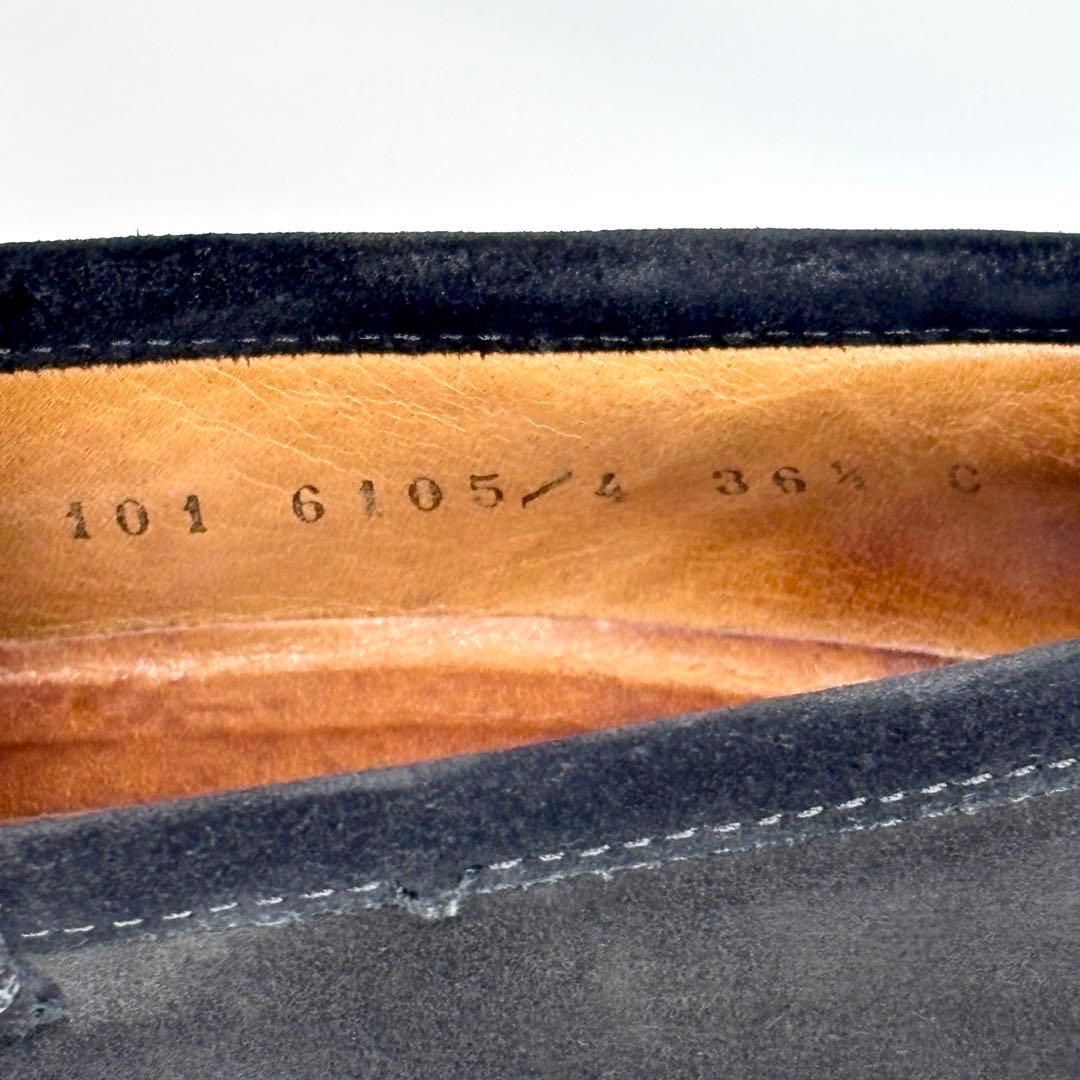 GUCCI グッチ ホースビット ローファー スエード コマンドソール 23.5